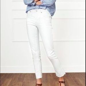 Anine Bing White Emma Jeans